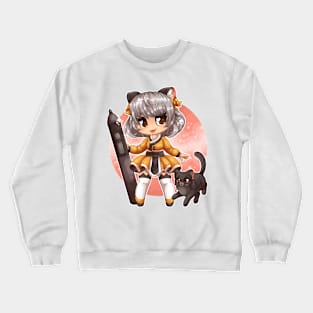 Cat girl Crewneck Sweatshirt